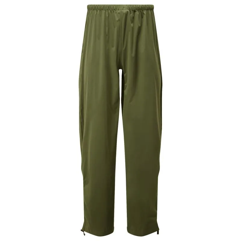 Ridgeline Packlite Mens Waterproof Overtrousers - Field Olive