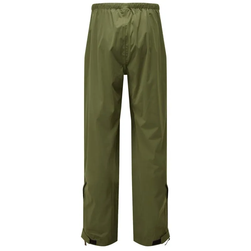 Ridgeline Packlite Mens Waterproof Overtrousers - Field Olive