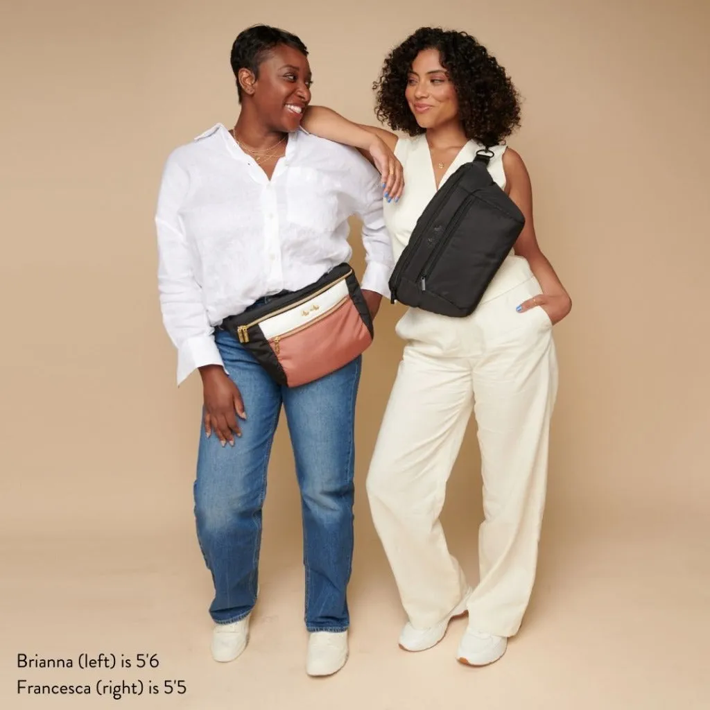 Ritzy Pack™  Fanny Pack & Crossbody Diaper Bag