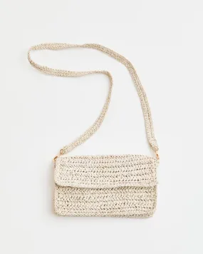 Riviera Raffia Clutch