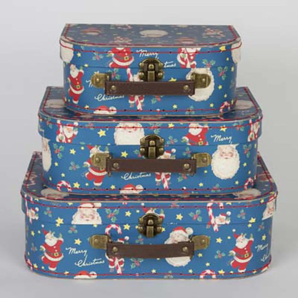 RJB Stone Retro Christmas Suitcase