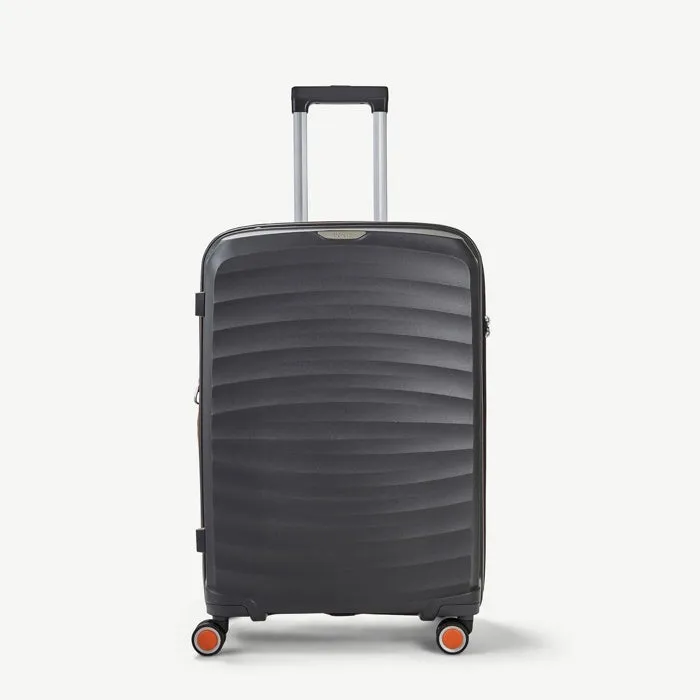 Rock Sunwave Expandable Spinner Medium Suitcase 66cm - Charcoal