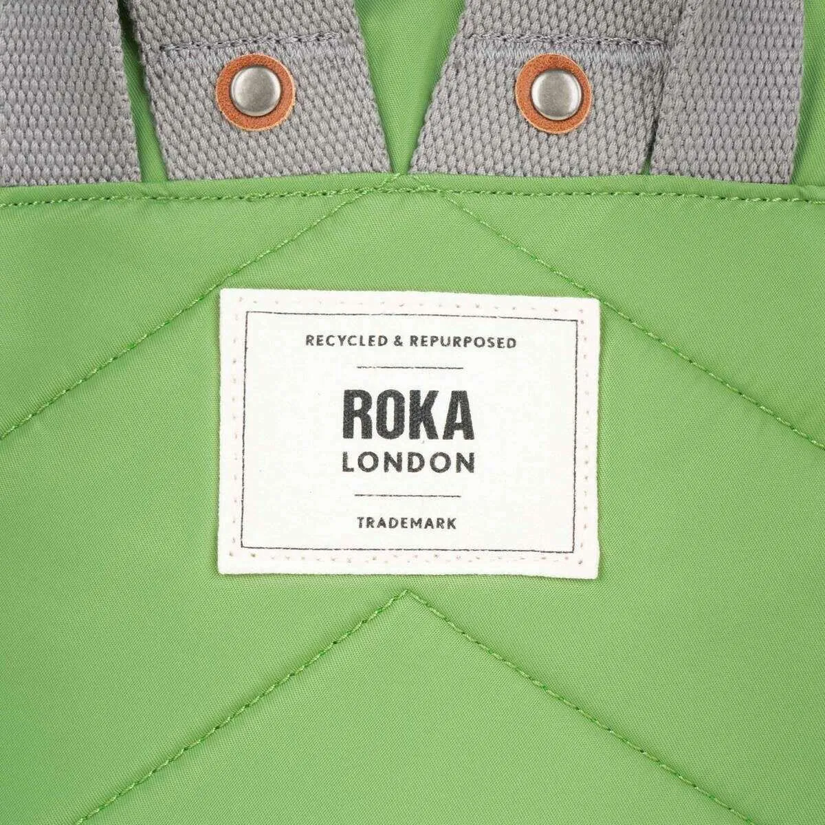 Roka Canfield B Small Recycled Nylon Backpack - Kiwi Green