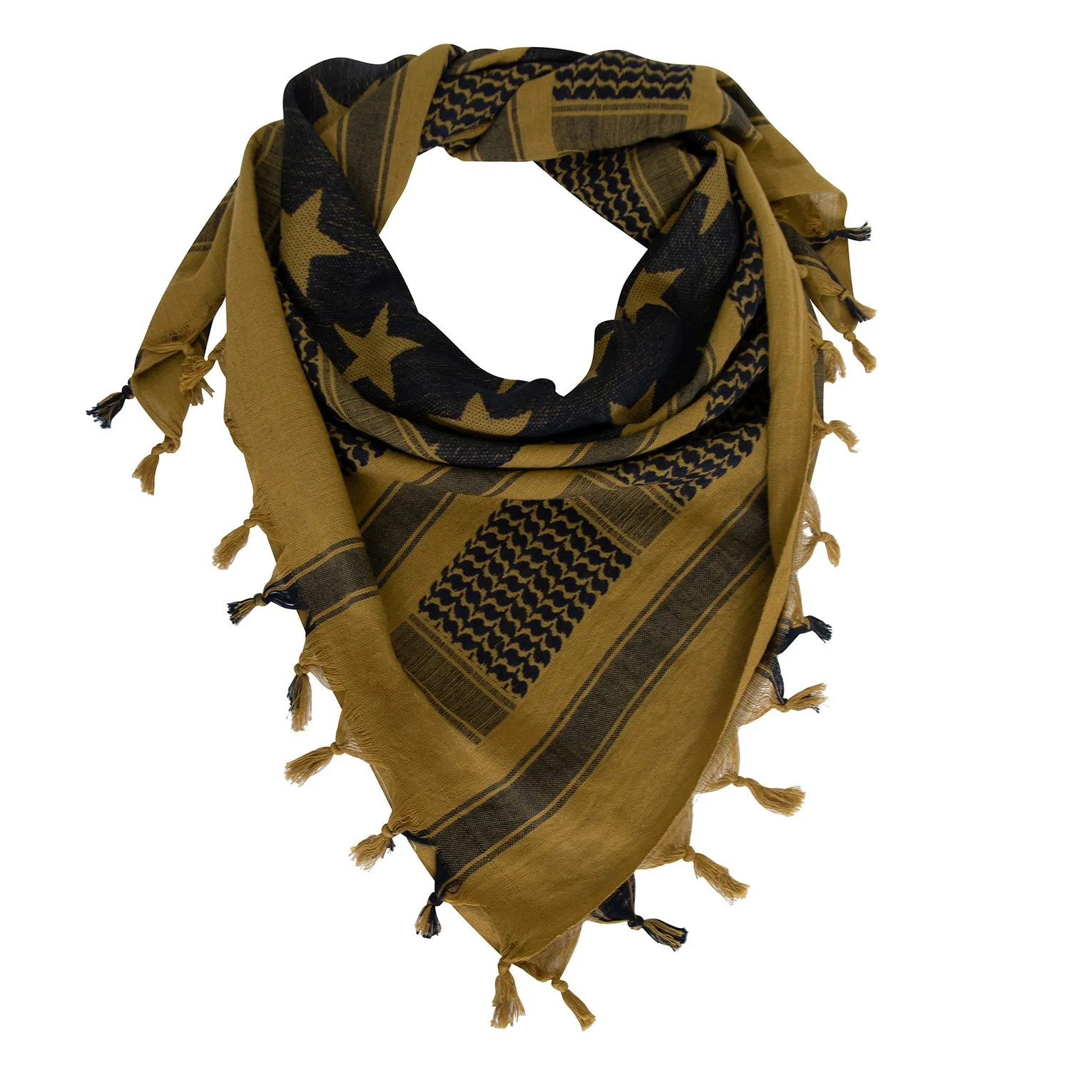 Rothco’s Stars and Stripes Desert Shemagh Scarf