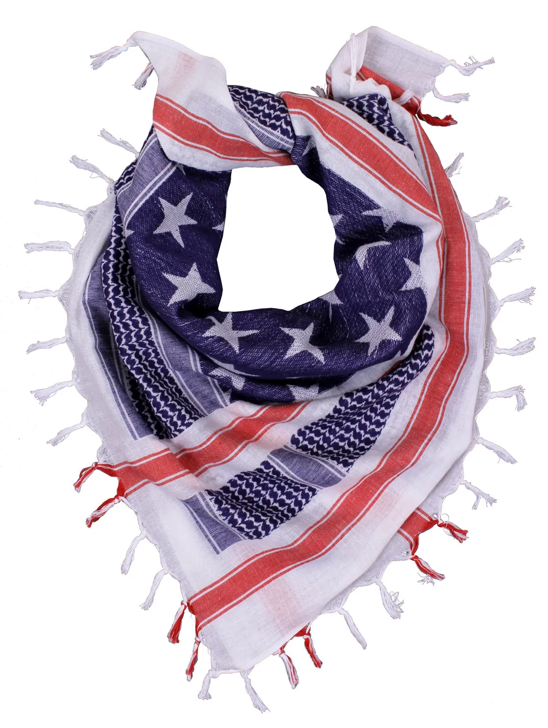 Rothco’s Stars and Stripes Desert Shemagh Scarf