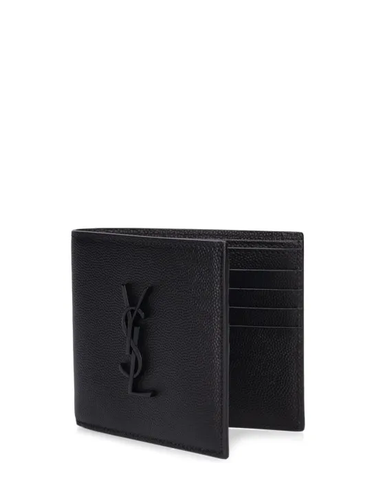 Saint Laurent   Cassandre East/West leather wallet 