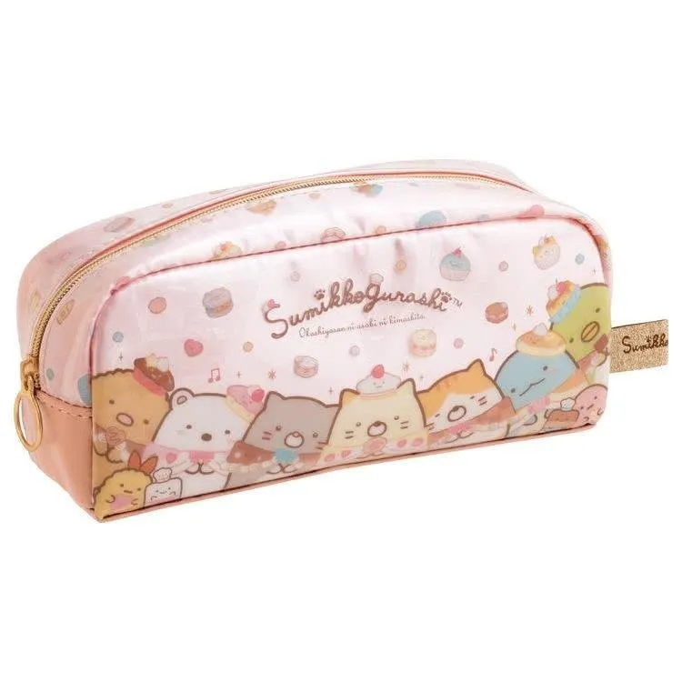 SAN-X Sumikko Gurashi Large Capacity Pencil Case Pencil box Pink Pencil bag PT05101