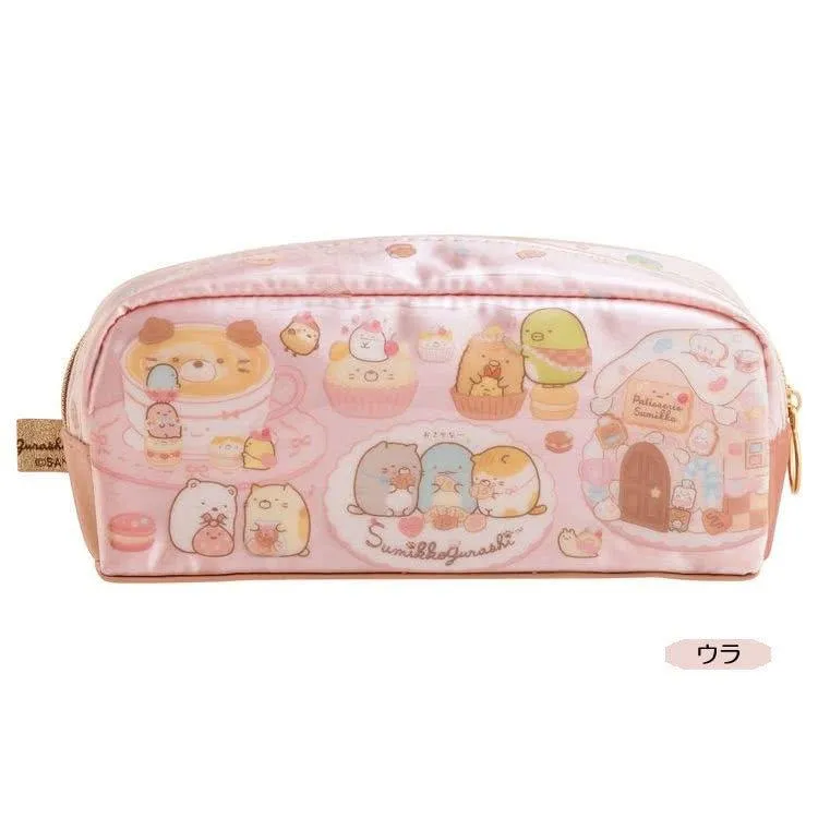 SAN-X Sumikko Gurashi Large Capacity Pencil Case Pencil box Pink Pencil bag PT05101