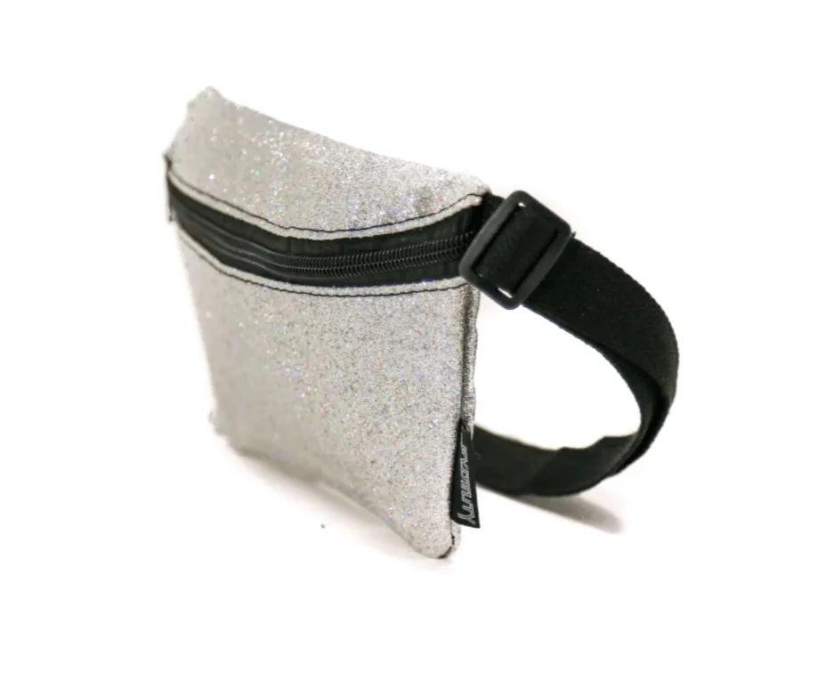 Silver Glitter Fanny Pack