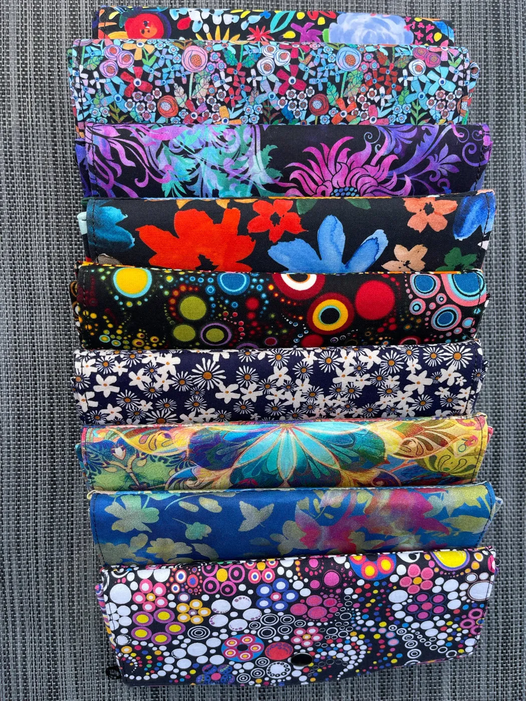 Slim Large Wallet - Light Weight - FernTastic Fabric