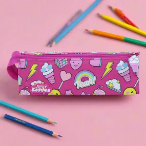 Smily Kiddos Tray Pencil Case Fun Theme Pink