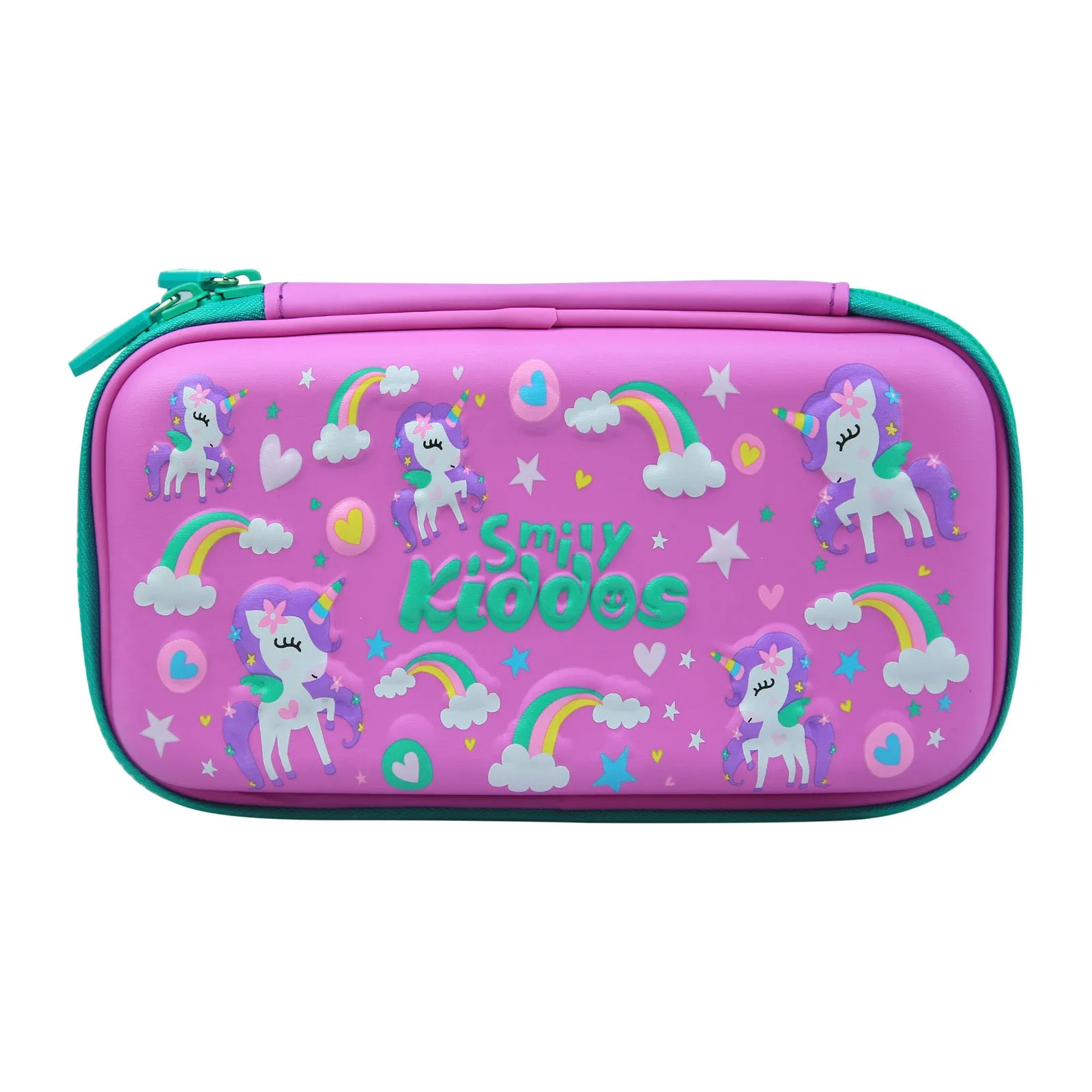 Smily Small Pencil Case Purple