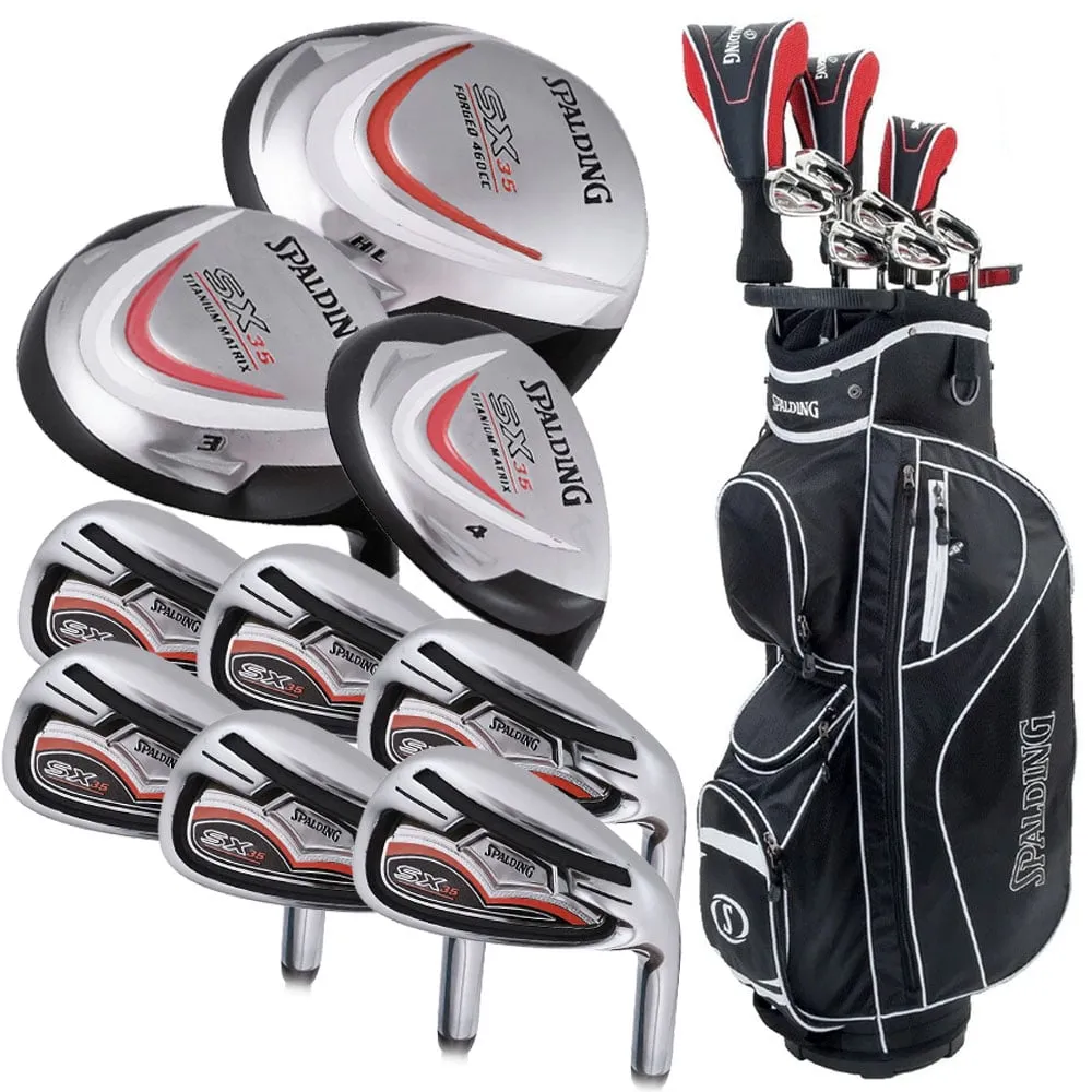 Spalding SX35 11-Piece Package Set - Steel  1"