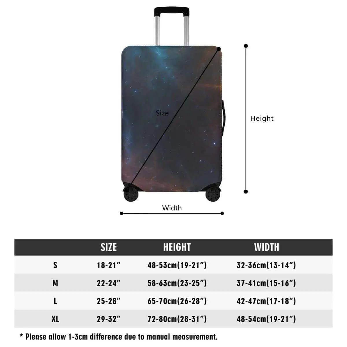 Starry Night Luggage Cover