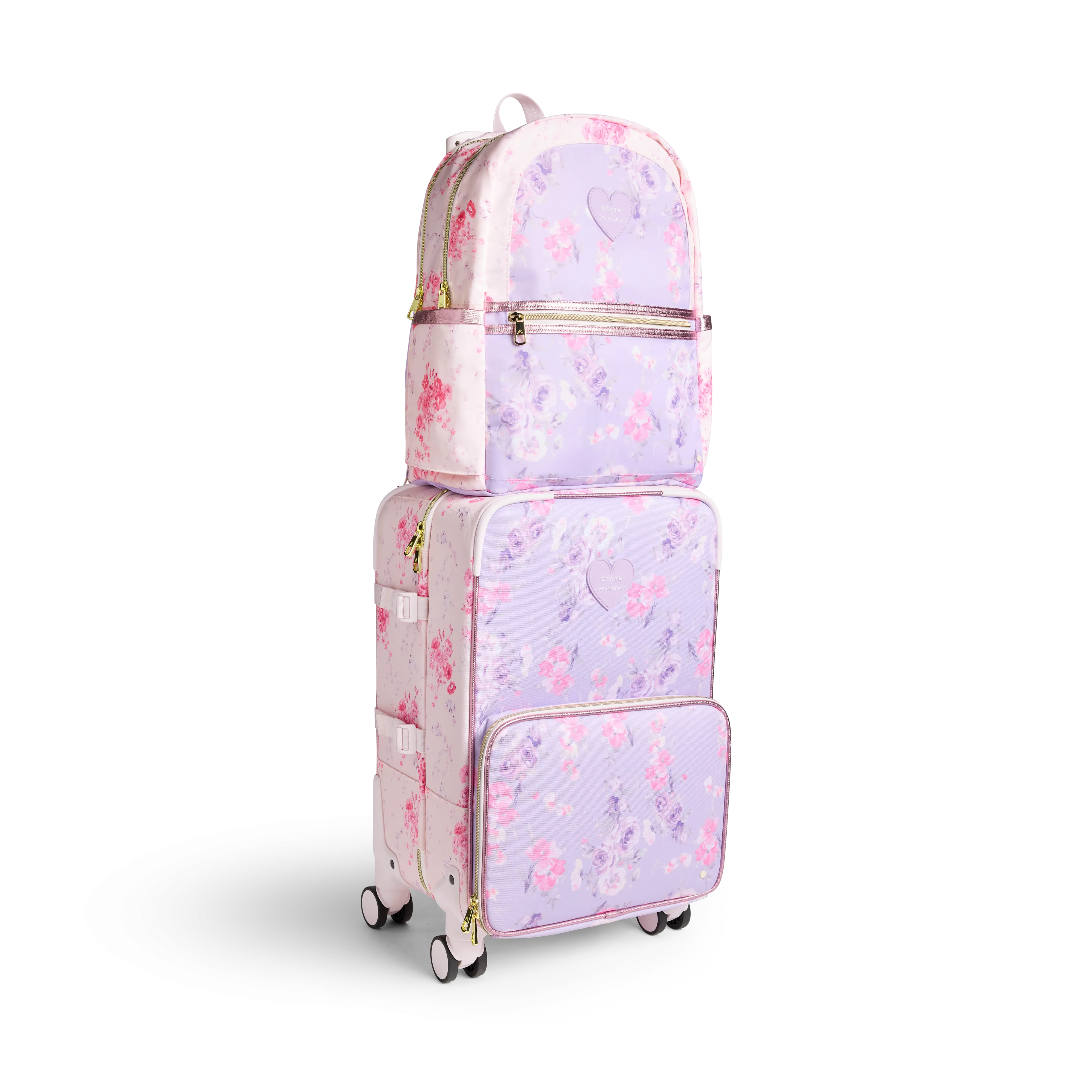 STATE x LoveShackFancy Logan Carry-On Suitcase