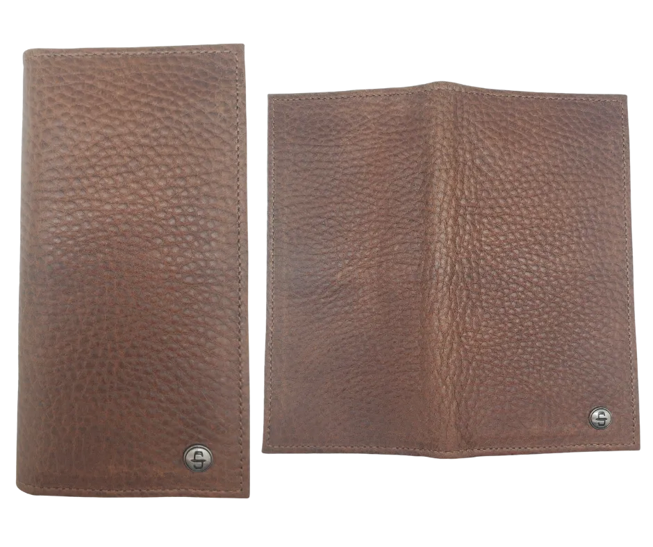 Stetson Bison Roper/Checkbook Wallet