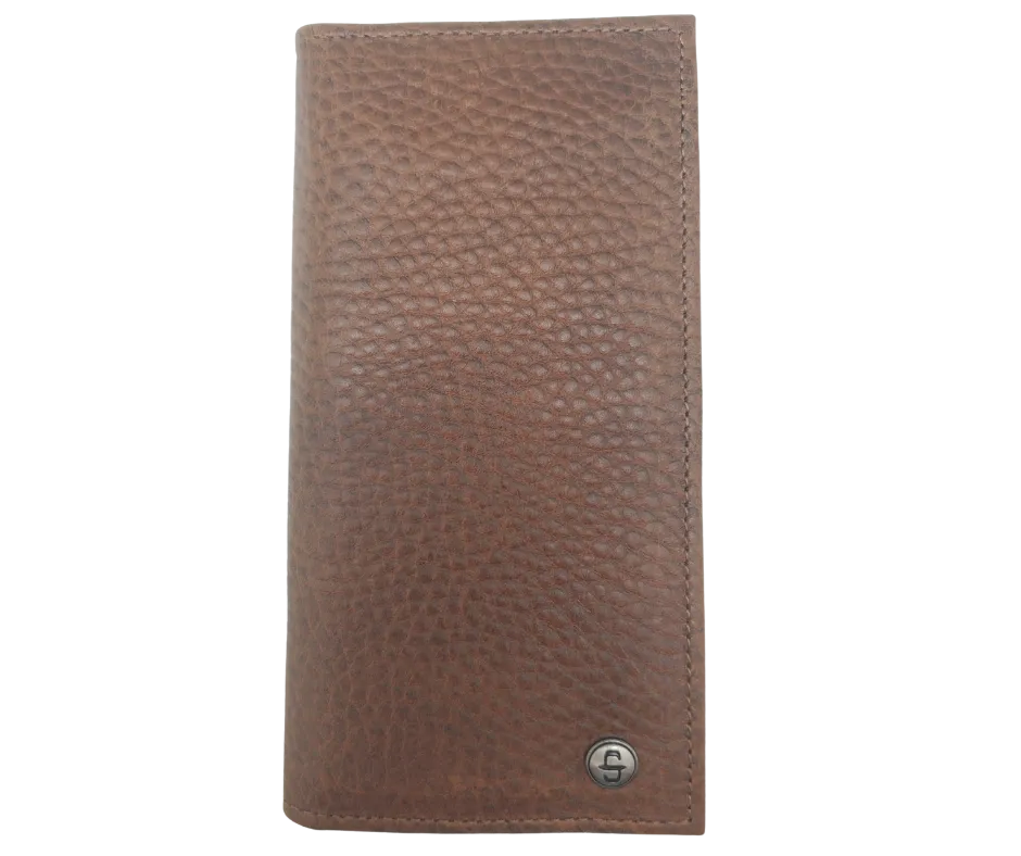 Stetson Bison Roper/Checkbook Wallet