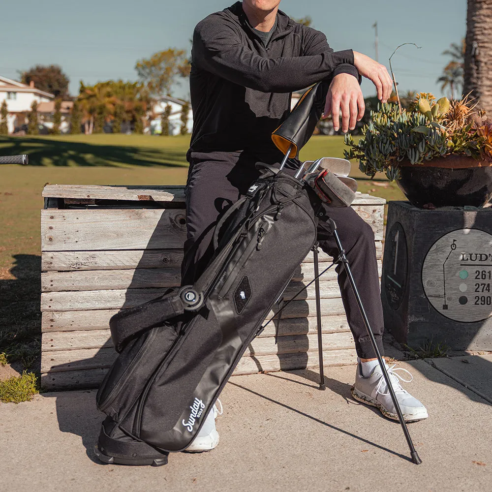 Sunday Golf El Camino Stand Bag - Matte Black