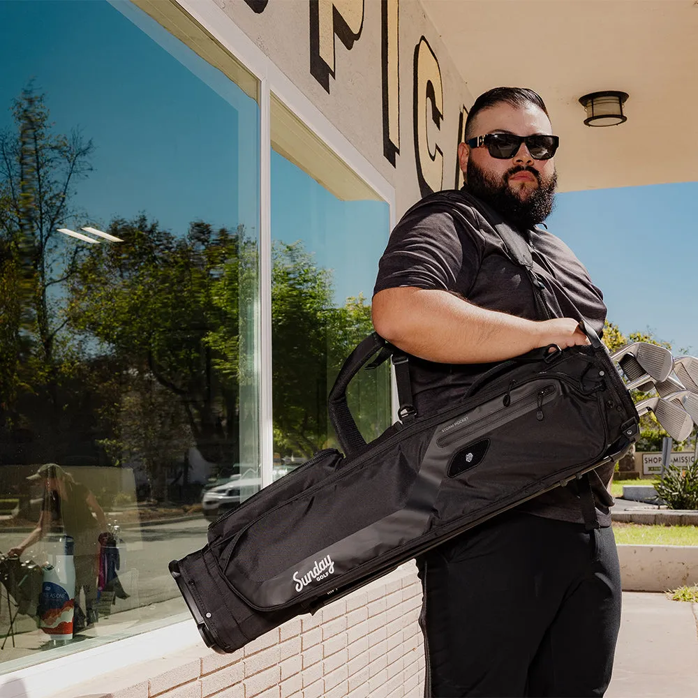 Sunday Golf El Camino Stand Bag - Matte Black