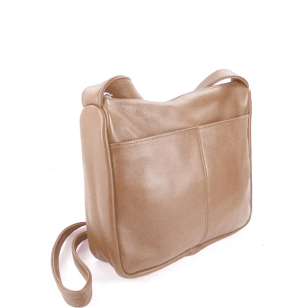 Sven classic medium leather crossbody bag