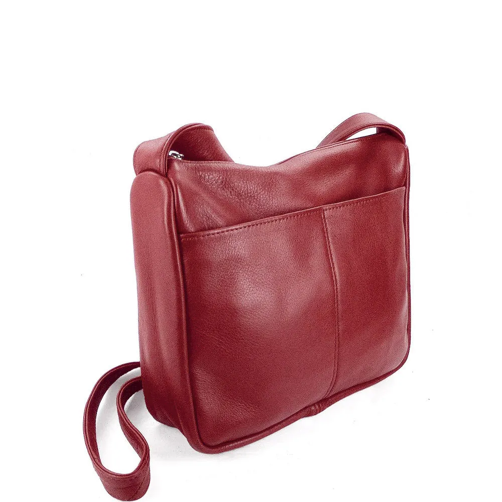 Sven classic medium leather crossbody bag