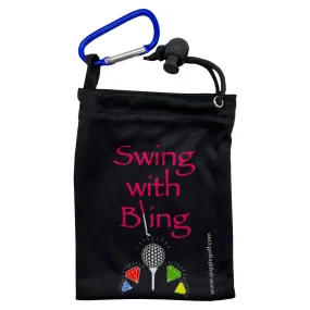 Swing With Bling Golf Tee Bag