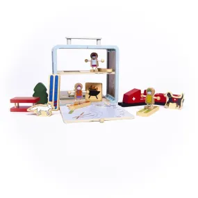 Swiss Chalet Suitcase Playset