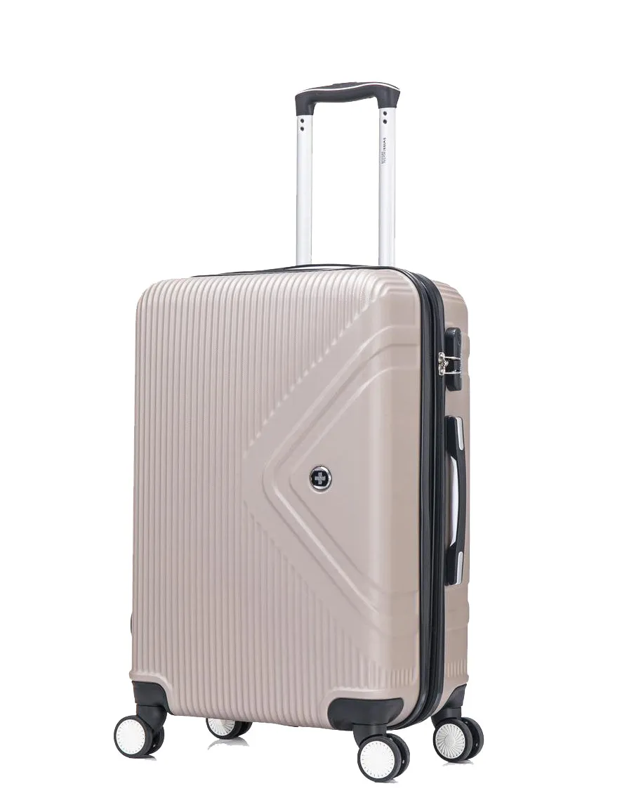 Swiss Digital® Crosslite Check-In standard 20" carry-on suitcase