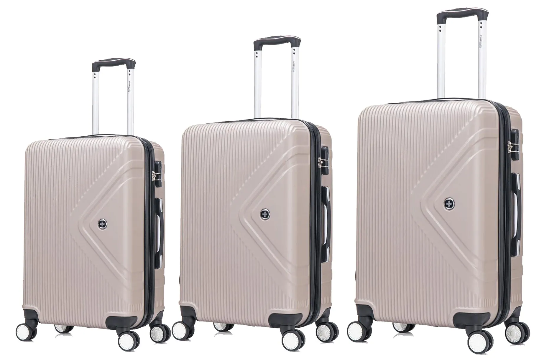 Swiss Digital® Crosslite SET-3 Piece luggage set