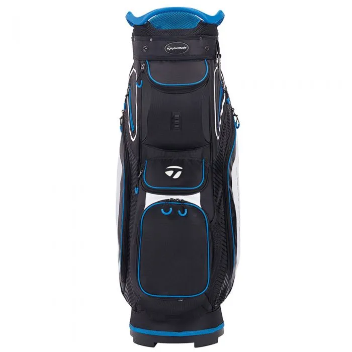 Taylormade Pro 8.0 Cart Bag - Black/White/Blue