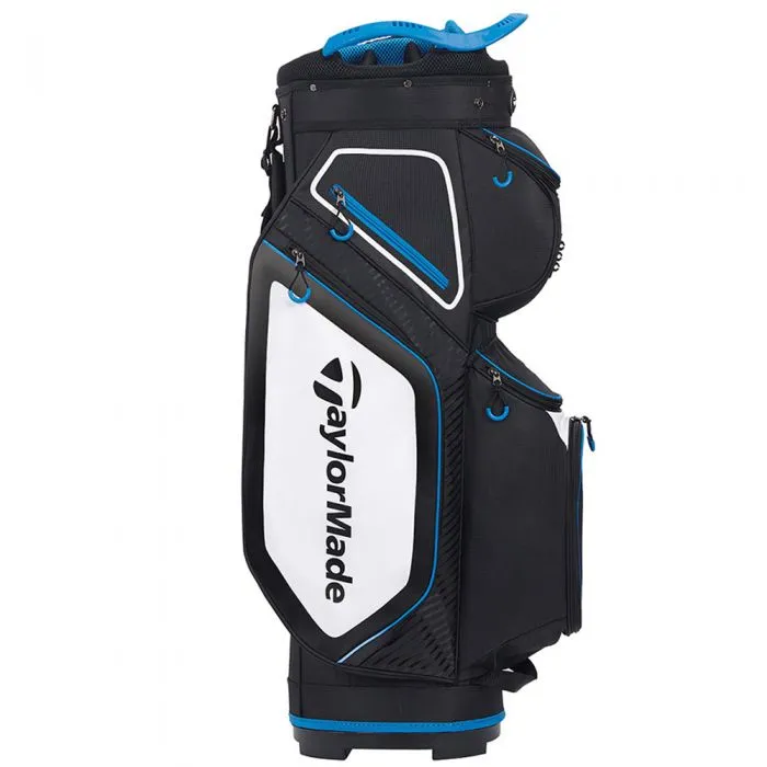 Taylormade Pro 8.0 Cart Bag - Black/White/Blue