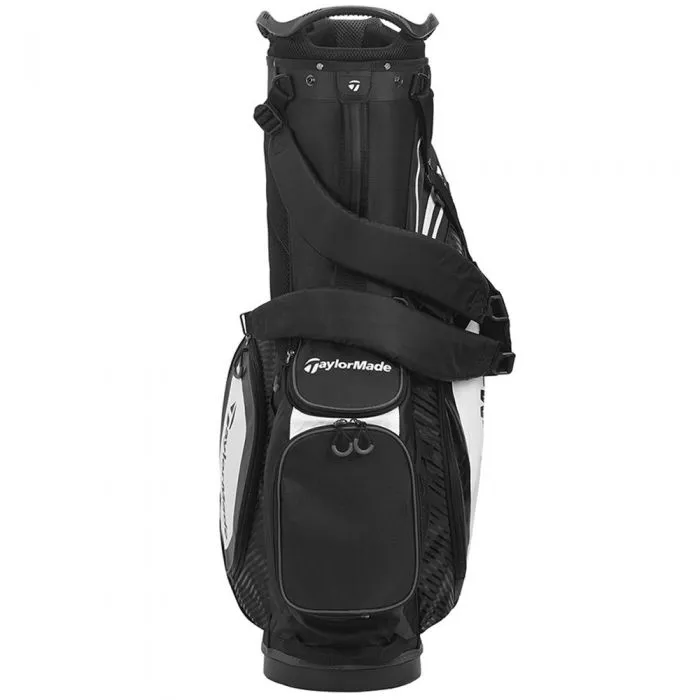 TaylorMade Pro 8.0 Stand Bag - Black/White/Charcoal