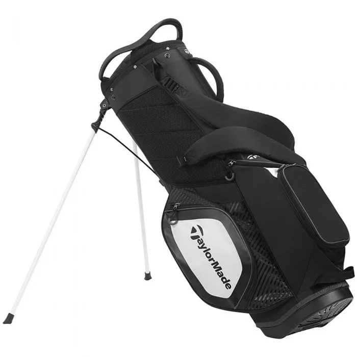 TaylorMade Pro 8.0 Stand Bag - Black/White/Charcoal