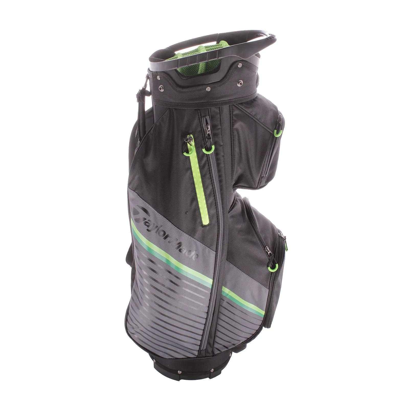 TaylorMade Second Hand Cart Bag - Black/Silver/Green