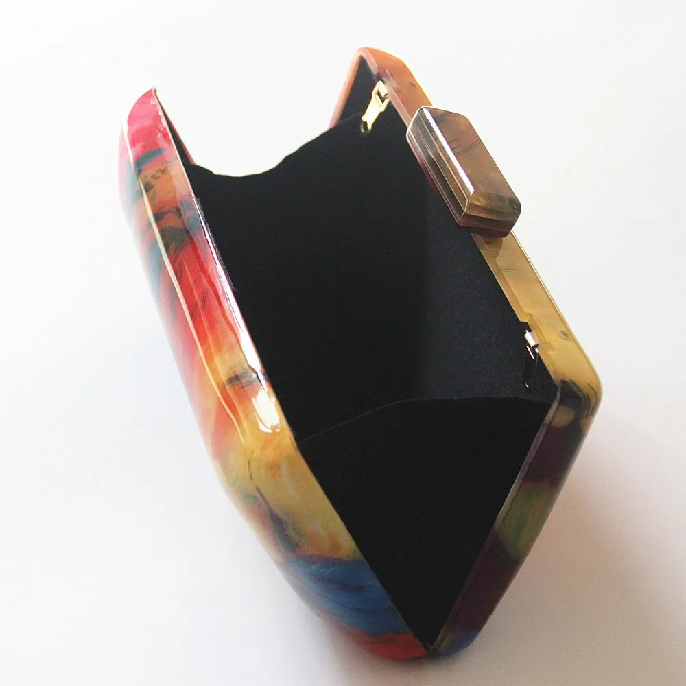 TEEK - Abstract Color Strokes Clutch