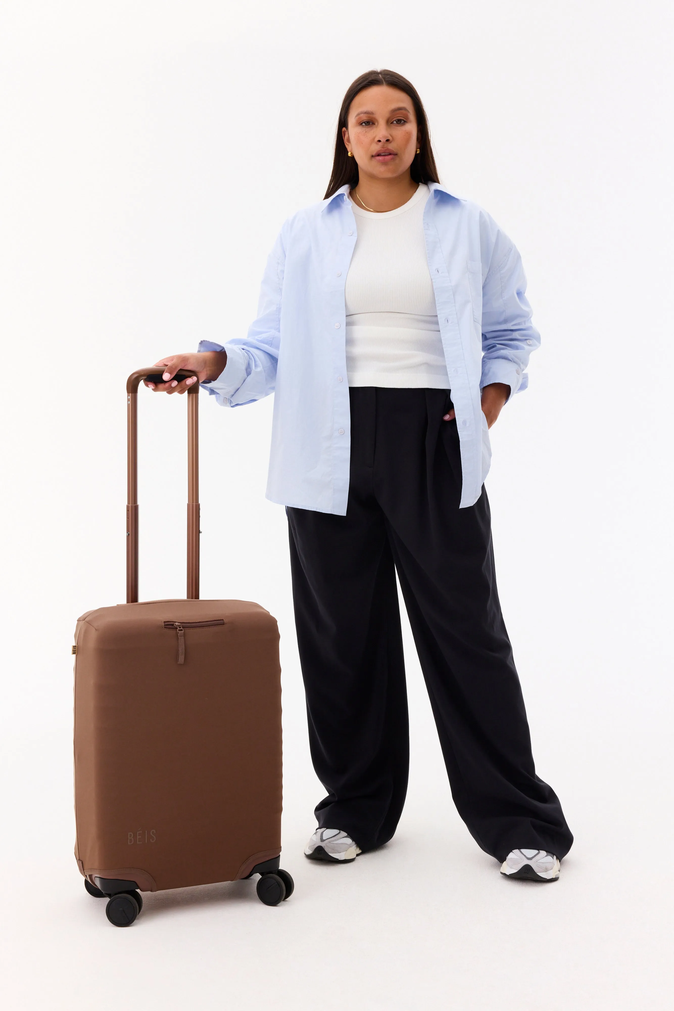 The Carry-On Luggage Cover in Maple