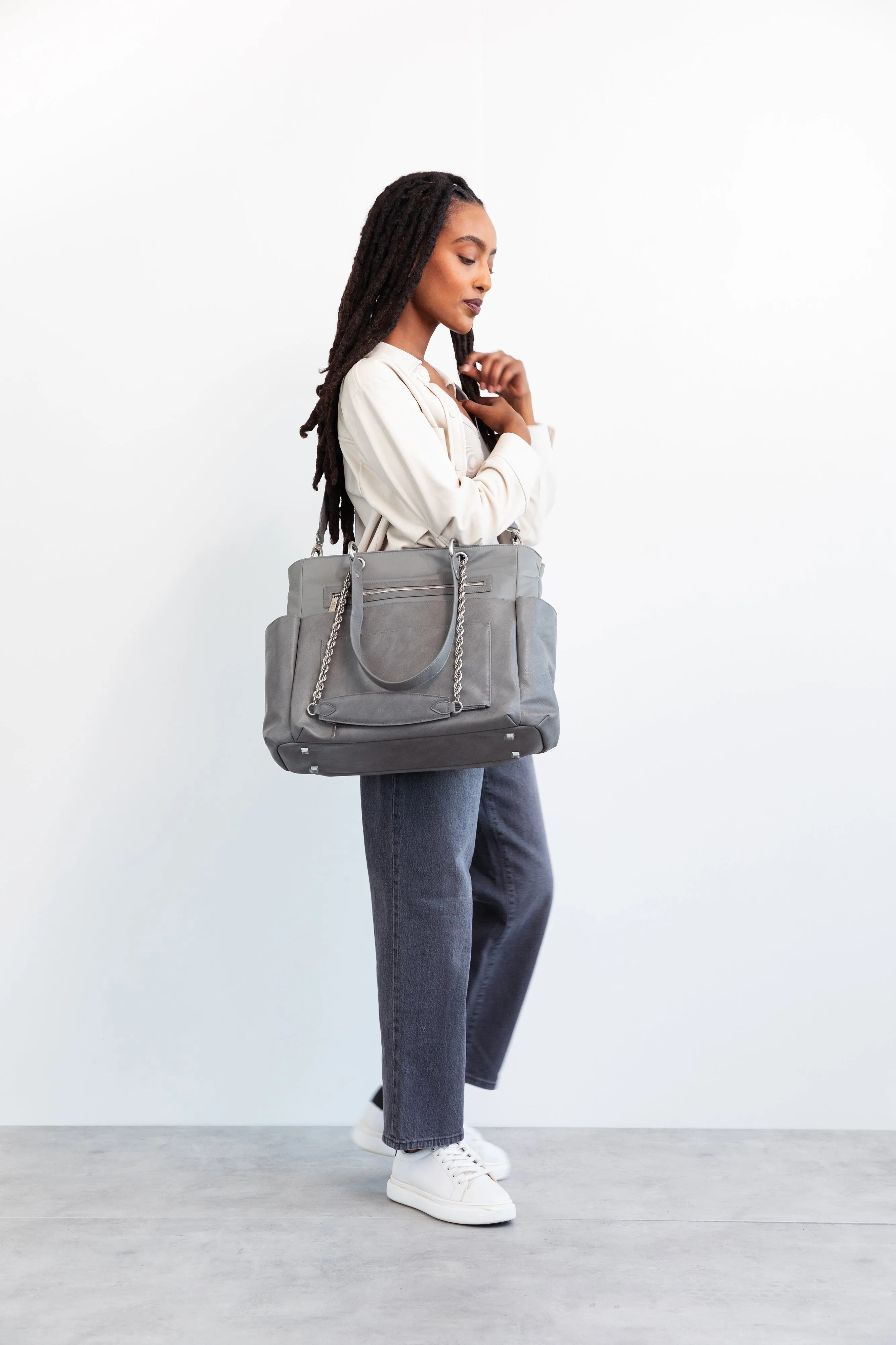 The Diaper Bag in Grey