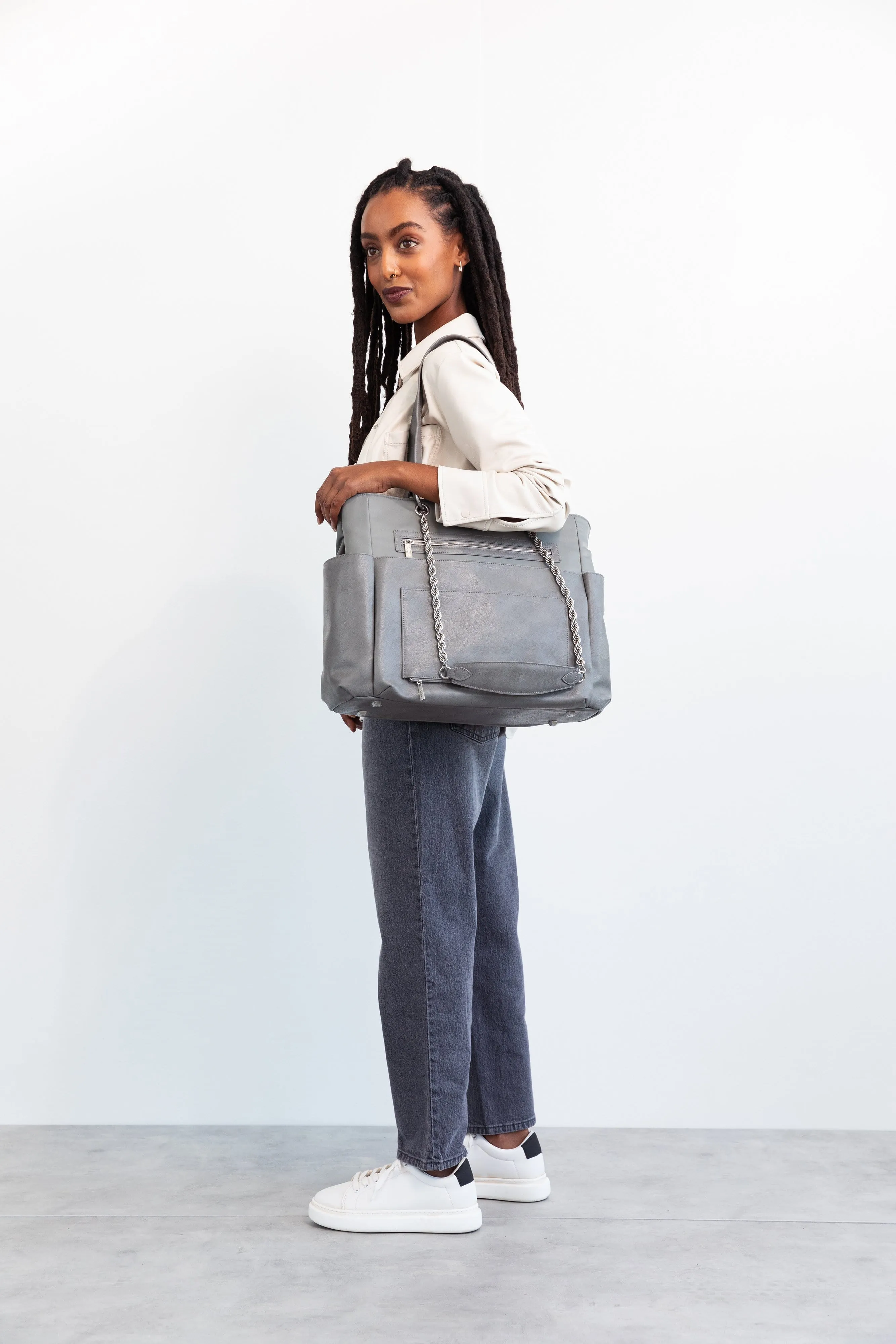 The Diaper Bag in Grey