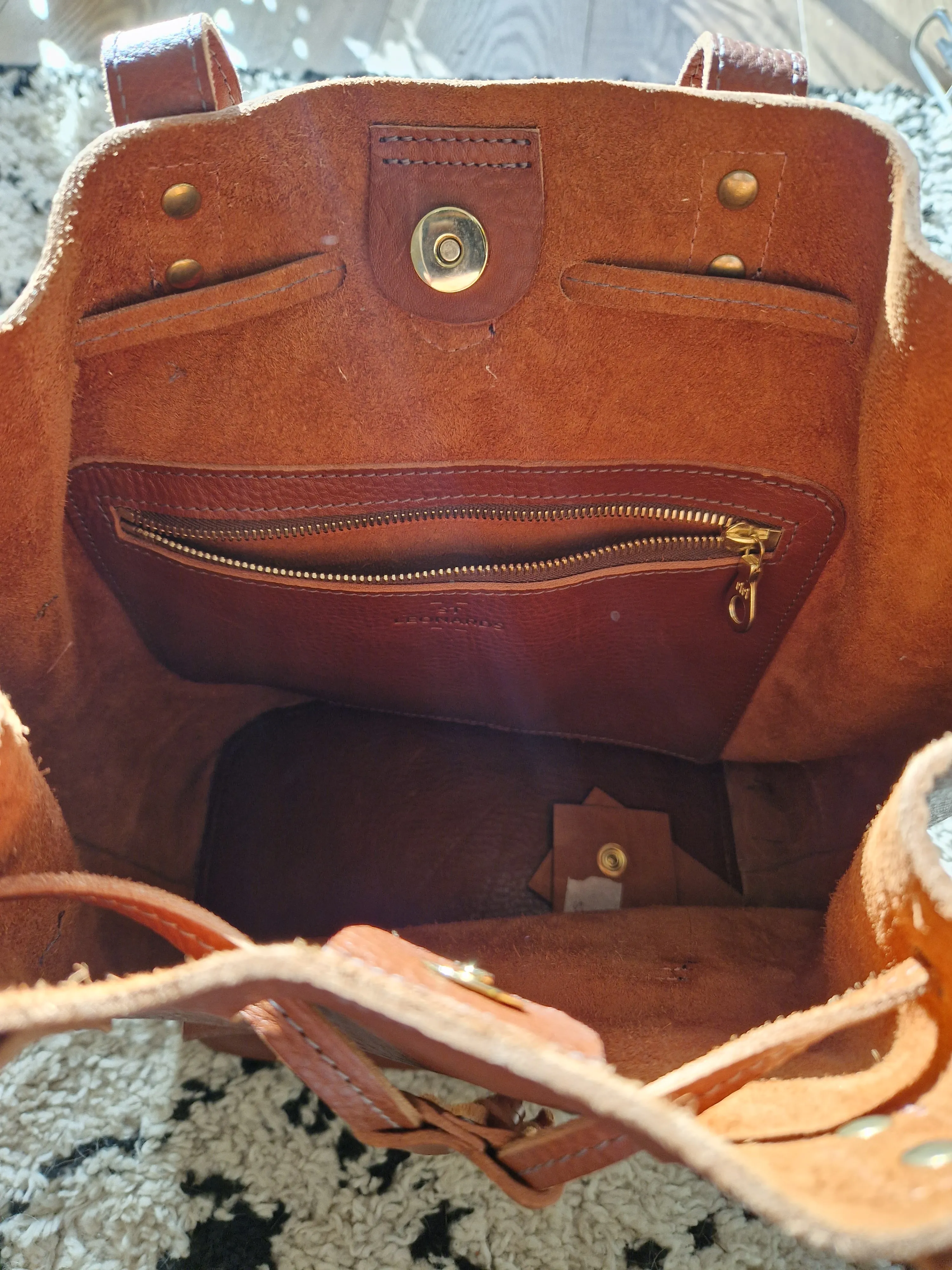 The Markwick drawstring bag Chestnut