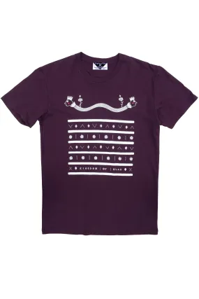 The Sky Gardeners Men's Sovereign Tee, Plum