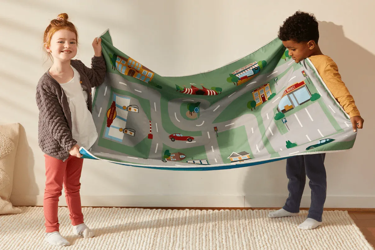 The Wonderful Little Suitcase Car Lover Playmat Set