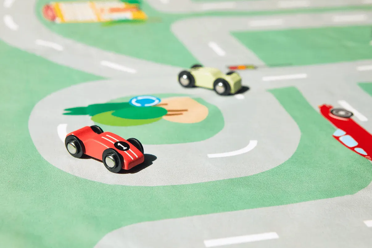 The Wonderful Little Suitcase Car Lover Playmat Set