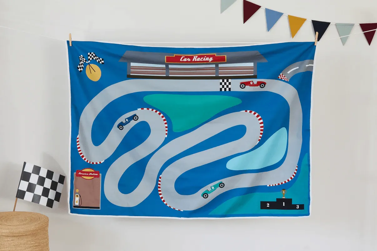 The Wonderful Little Suitcase Car Lover Playmat Set