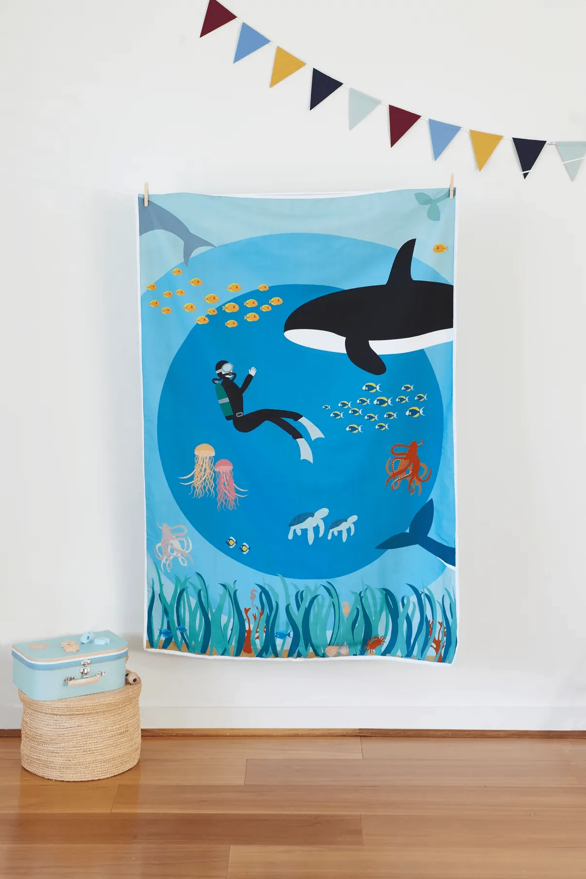 The Wonderful Little Suitcase Ocean Lover Playmat