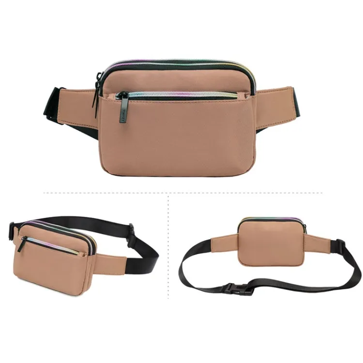 TINTAT T2016 Casual Lightweight Mini Sports Phone Waist Bag(Coffee)