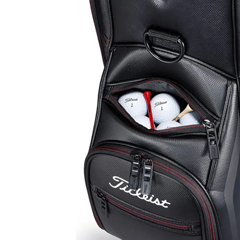 TITLEIST Aspirer Cart Bag (Black/Red)