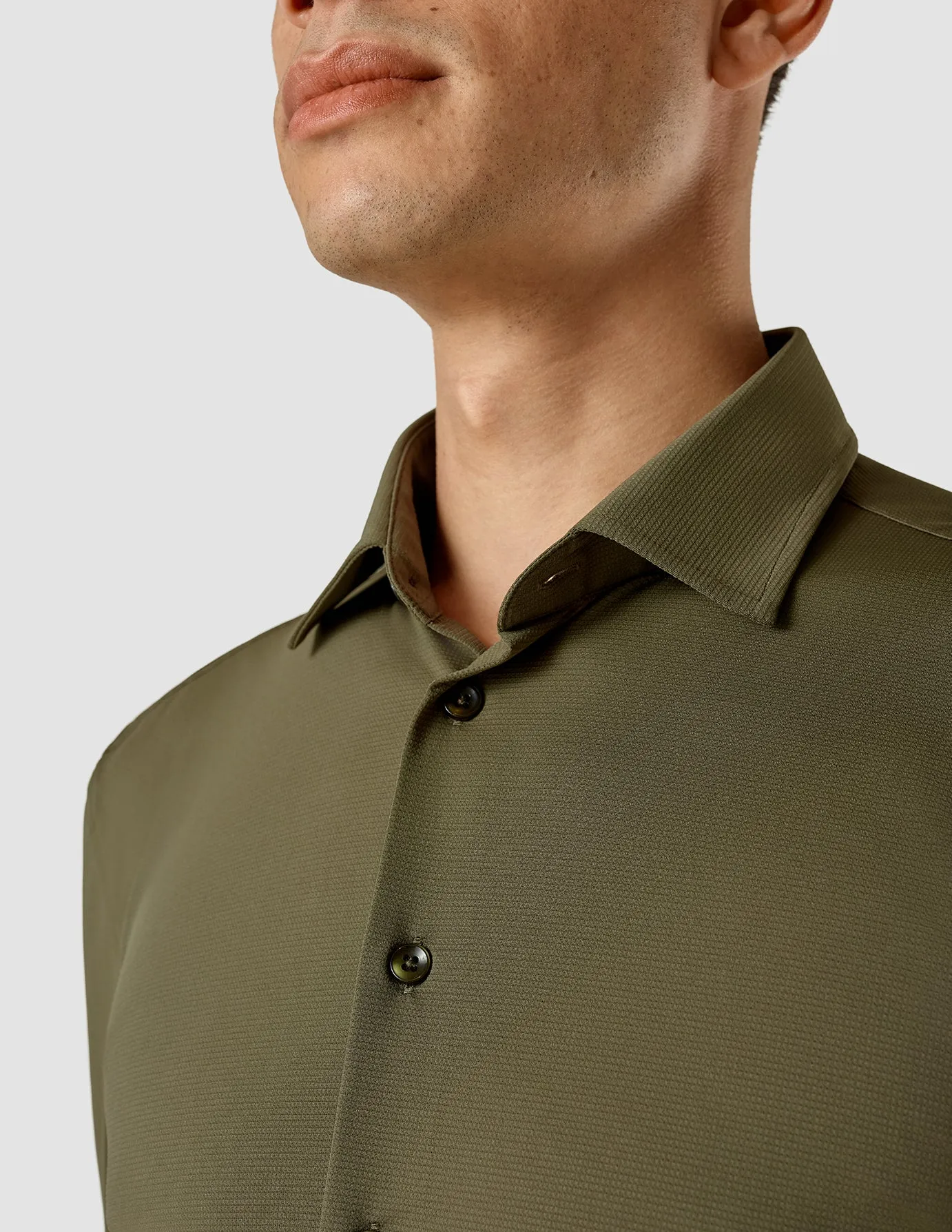 Travel Shirt Remote Green Regular