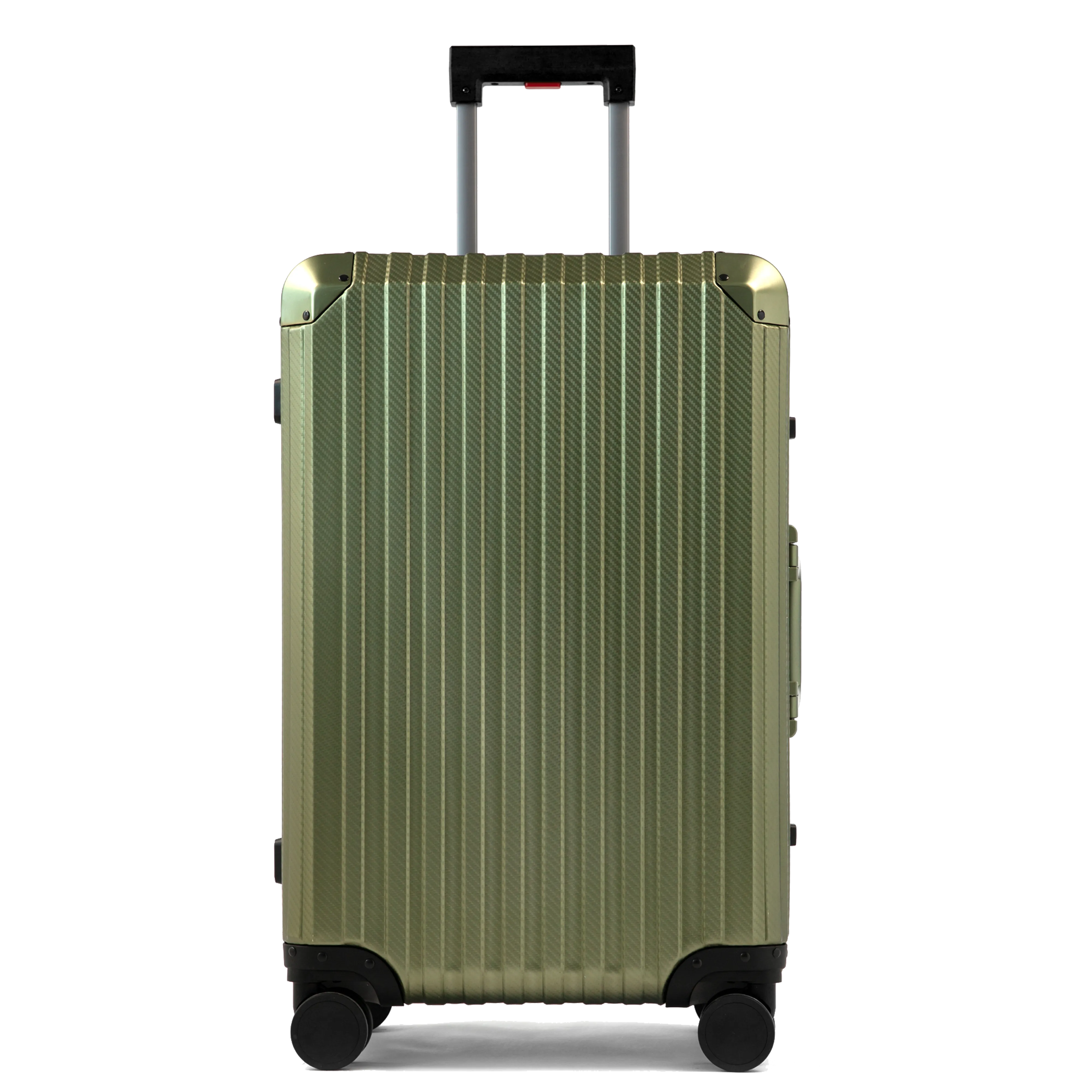 TREK Aluminum Suitcase Army Green