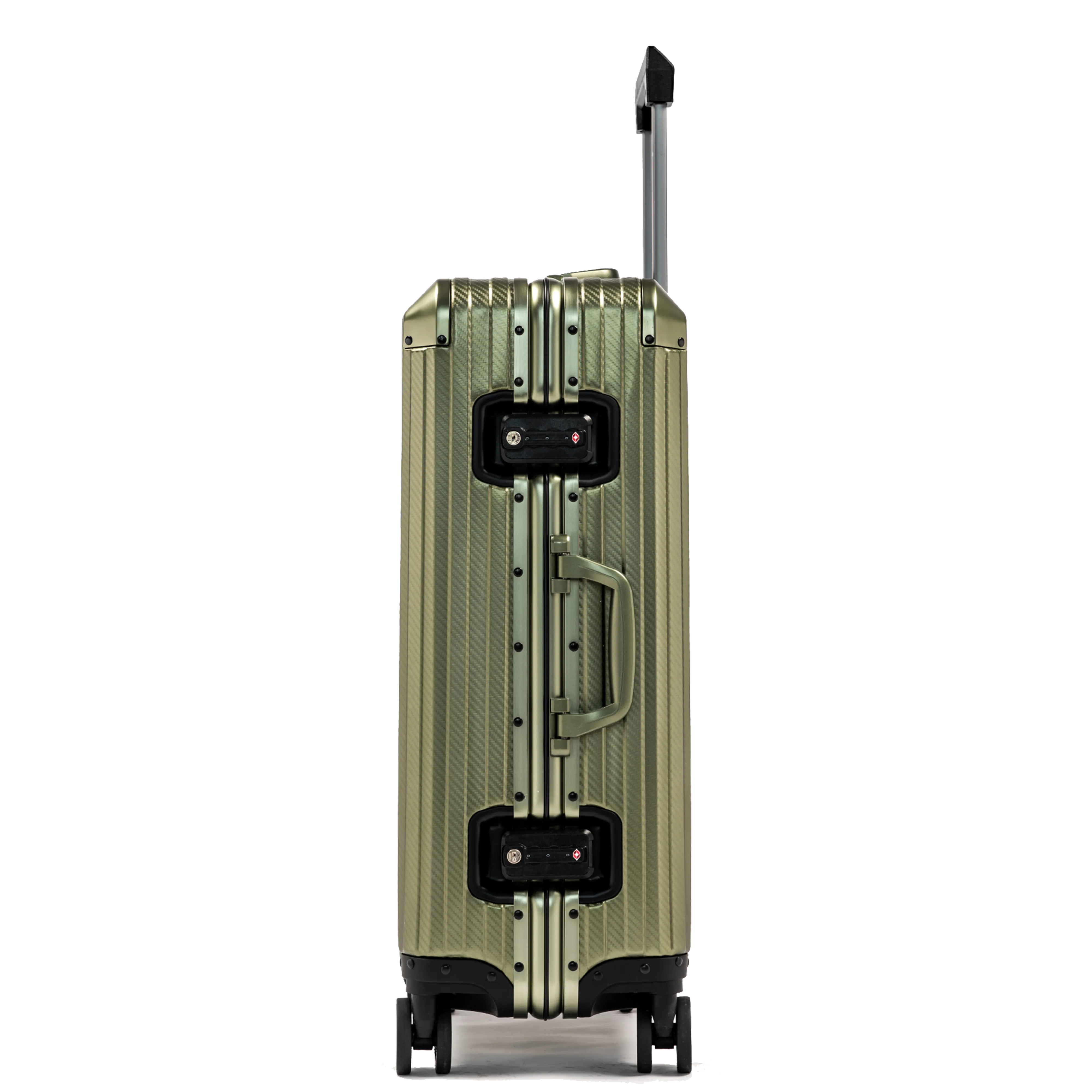 TREK Aluminum Suitcase Army Green