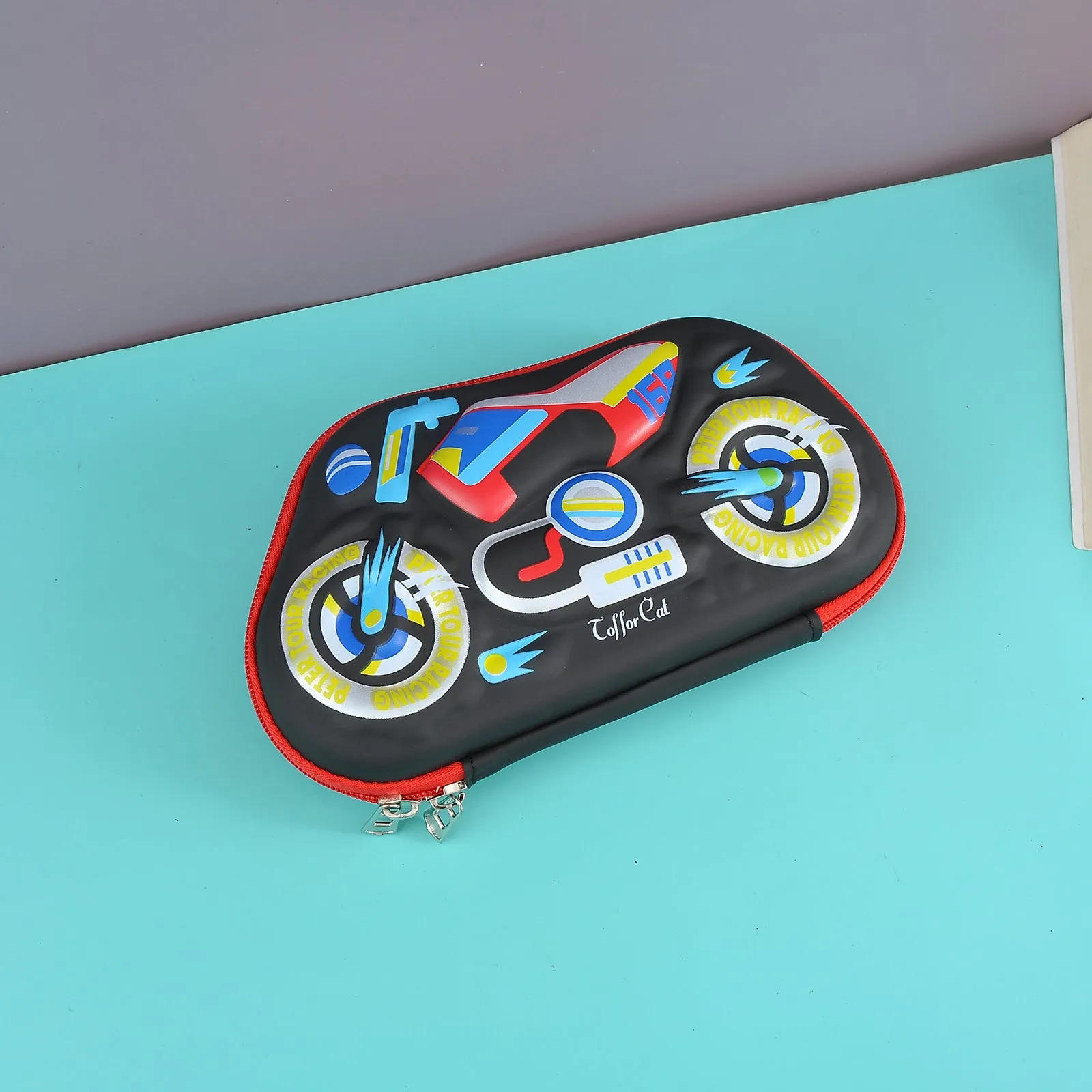 Trendy Bike Shaped Pencil Case